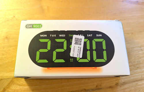 Digital alarm clock mains or - digital,