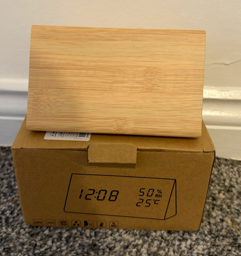 Wood rectangular led - rectangular, digital