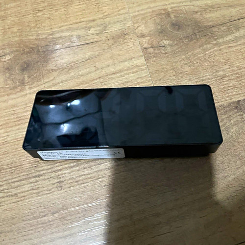 Black digital alarm - black,