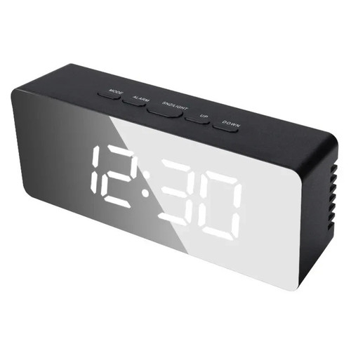 Digital led alarm clock with - led,
