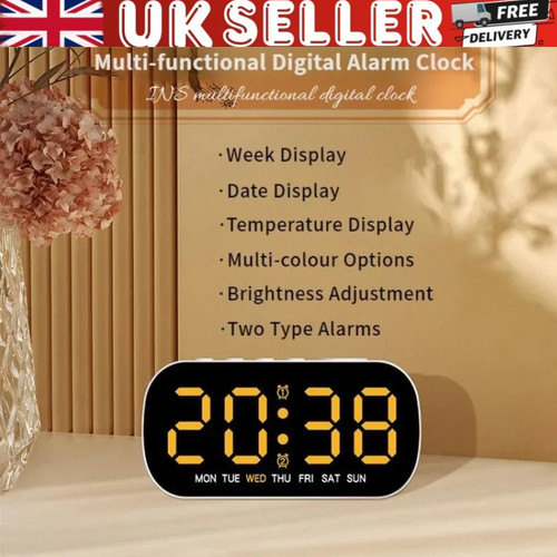 Led electric digital alarm - led,