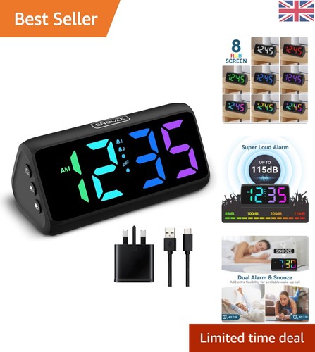Multi display loud alarm clock - multi-display,