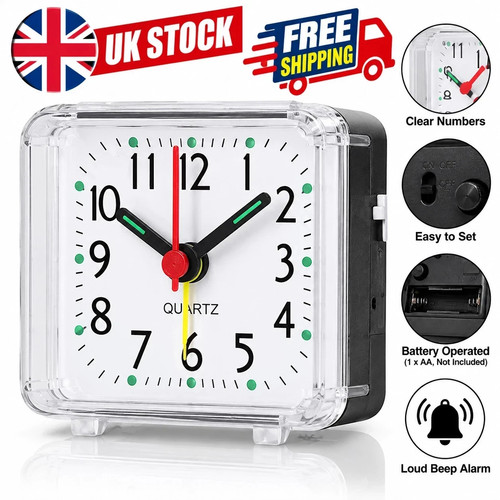 Quartz alarm clock with night - clock,