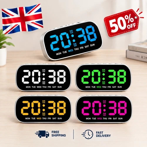 Led electric digital alarm - digital,