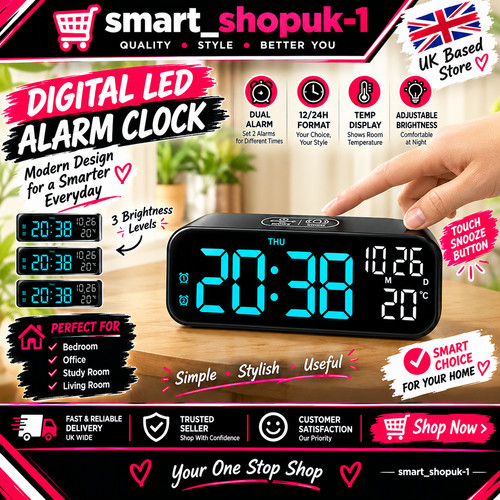 Led electric digital alarm - digital,