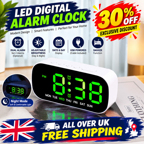 Led electric digital - led, alarm