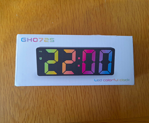 Gh0725 led digital alarm clock - gh0725,