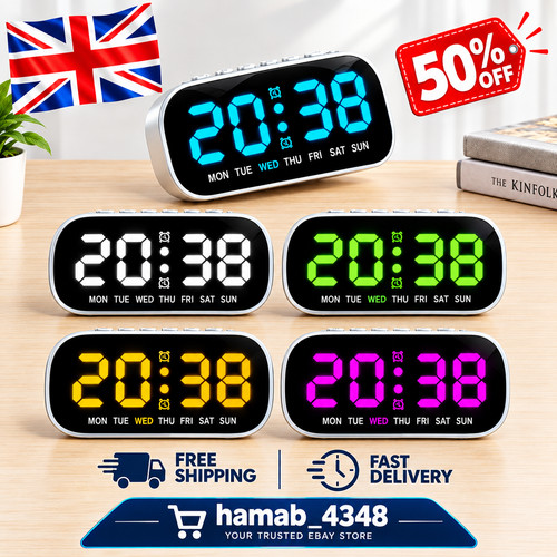 Led electric digital alarm - electric,