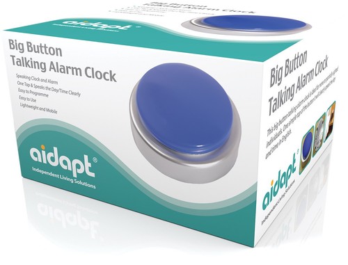 Big button talking alarm clock - big,