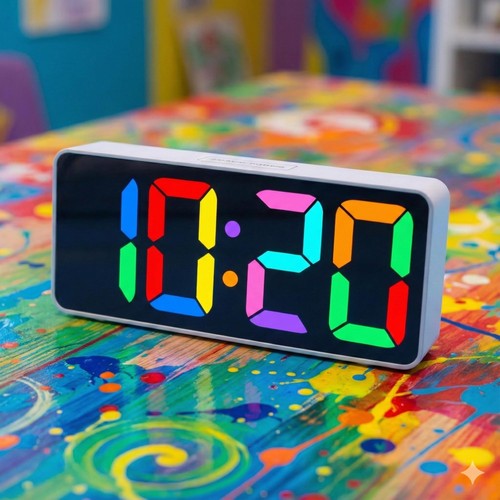 Led electric digital alarm - led,