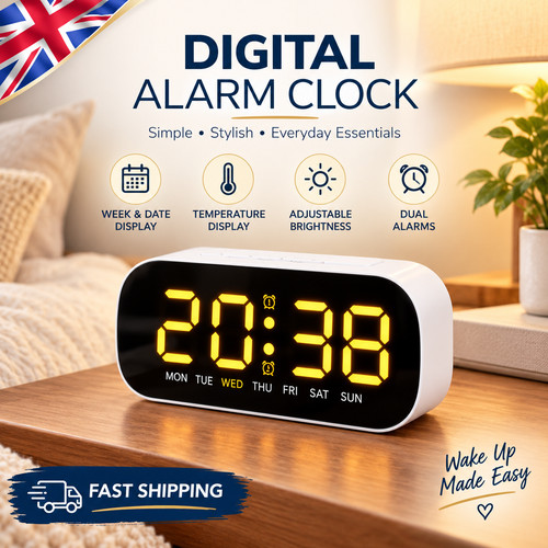 Led electric digital alarm - led,