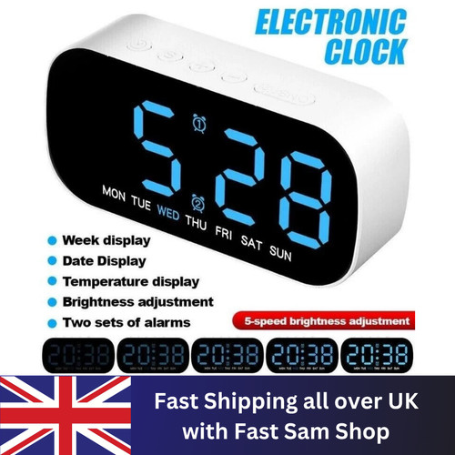 Led electric digital alarm - led,